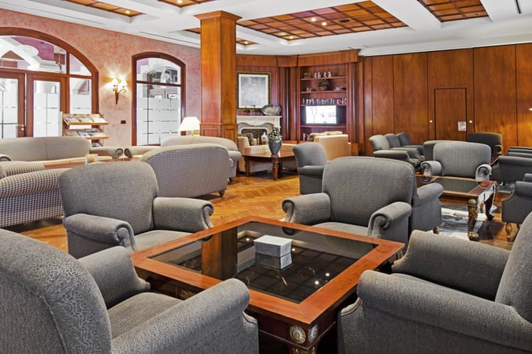 Reading room and library